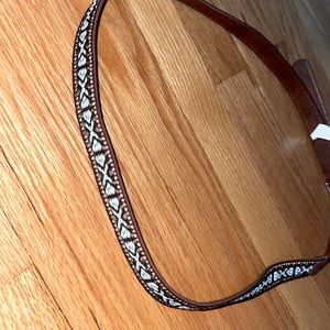 Gorgeous detailed brown belt
